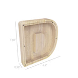 Personalized Wood Piggy Bank 7 Tall Kids Saving Gift Letter Alphabet Initial 15553-D
