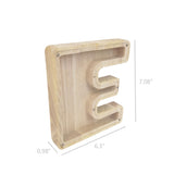 Personalized Wood Piggy Bank 7 Tall Kids Saving Gift Letter Alphabet Initial 15553-E