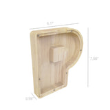 Personalized Wood Piggy Bank 7 Tall Kids Saving Gift Letter Alphabet Initial 15553-P