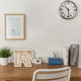 Personalized Wood Piggy Bank 7 Tall Kids Saving Gift Letter Alphabet Initial 15553-R