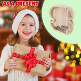 Personalized Wood Piggy Bank 7 Tall Kids Saving Gift Letter Alphabet Initial 15553-S