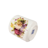 Small 2 PACK Ceramic Porcelain Tea Cup with Floral Design, 2.5X2.5X2.75, 10 Oz 15556-2PK