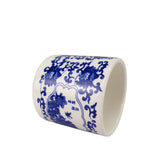 Small 2 PACK Ceramic Porcelain Tea Cup with Floral Design, 2.5X2.5X2.75, 10 Oz 15557-2PK