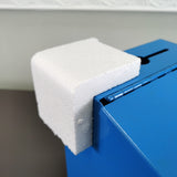 Polystyrene Corner Protector for Packaging Shipping Boxes 3X3X3" 15581-3*3*3-96PK