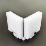 96 PIECE Polyethylene Corner Protectors 3X3X4" for Packaging Shipping Boxes 15583-96PK