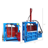 10 Metric Ton Auto Corrugated Box Baler Bale 31X16X16" Machine Size 59X24.5X90" 15585