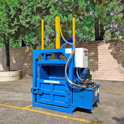 FixtureDisplays® 10 Metric Ton Auto Corrugated Box Baler Bale Size 31X16X16" Machine Size 59 X 24.5 X 83 Inches 15585-NEW