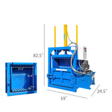 FixtureDisplays® 10 Metric Ton Auto Corrugated Box Baler Bale Size 31X16X16" Machine Size 59 X 24.5 X 83 Inches 15585-NEW