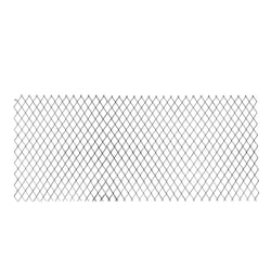 Steel Expanded Metal Mesh Sheet Flattened 40X96 Galvanized 20GA, 5 Oz/ Foot^2  15590