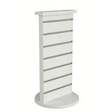 2 Sided Slatwall Counter Spinner White Display Rack Souvenior Stand Gift Display 15592-WHITE