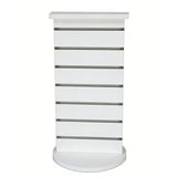 2 Sided Slatwall Counter Spinner White Display Rack Souvenior Stand Gift Display 15592-WHITE