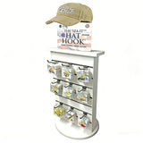 2 Sided Slatwall Counter Spinner White Display Rack Souvenior Stand Gift Display 15592-WHITE