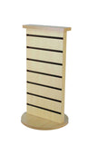 2 Sided Slatwall Counter Spinner Maple Display Rack Great for Gift,Jewelry 15592