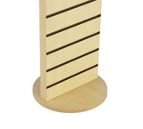 2 Sided Slatwall Counter Spinner Maple Display Rack Great for Gift,Jewelry 15592