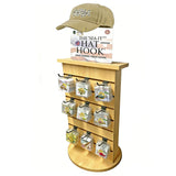 2 Sided Slatwall Counter Spinner Maple Display Rack Great for Gift,Jewelry 15592