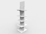 Double sided Floor Display Rack,Cosmetic,Beverage merchandise Stand 15606