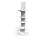 Double sided Floor Display Rack,Cosmetic,Beverage merchandise Stand 15606