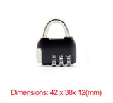 Digit Combination Security Code Padlock for Travel Luggage Suitcase