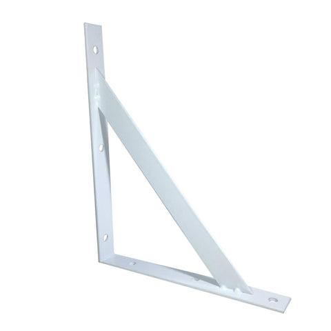 Metal White Bracket for Shelves Wall Mount 15635