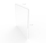 11.8x11.8 Clear Acrylic Plexiglass Lucite Sheets 15641