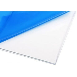 FixtureDisplays® 10X10 Nominal 1/8 Inch (3mm) Cast Clear Acrylic Sheet Plexiglass Cover Shelf Tabletop Saw Cut Edge 15643-10X10