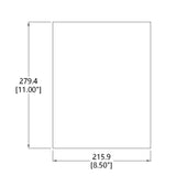 8.5X11 Nominal 1/8 Inch (3mm) Cast Clear Acrylic Sheet Plexiglass Cover Shelf 15643-8.5X11