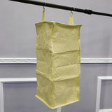 3-Shelf/Layer/Tier Closet Hanging Organizer Clothes Holder 10X10X24" Storage Bag 15662