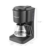 6-Cup Small Coffee Maker Personal Office Dorm Economy Brewer 15668