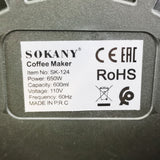 6-Cup Small Coffee Maker Personal Office Dorm Economy Brewer 15668