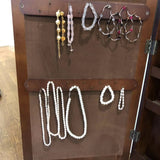 Jewelry Mirror Cabinet Jewelry Organizer Earrings Bracelets Broaches Storage