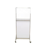 FixtureDisplays 31.7 X 28.3 X 72.3" Mobile X-Ray Barrier for Safety and Confidence lead shield 15678-new