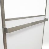 FixtureDisplays 31.7 X 28.3 X 72.3" Mobile X-Ray Barrier for Safety and Confidence lead shield 15678-new