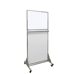 FixtureDisplays 31.7 X 28.3 X 72.3" Mobile X-Ray Barrier for Safety and Confidence lead shield 15678-new