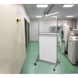 FixtureDisplays 31.7 X 28.3 X 72.3 Mobile X-Ray Barrier for Safety and Confidence lead shield 15678