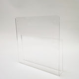 12X12X1.45" Wallmount Clear Plexiglass Acrylic File Holder Book Chart ClipBoard 15693-12PK