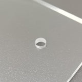 12X12X1.45" Wallmount Clear Plexiglass Acrylic File Holder Book Chart ClipBoard 15693-2PK