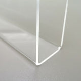 12X12X1.45" Wallmount Clear Plexiglass Acrylic File Holder Book Chart ClipBoard 15693-2PK