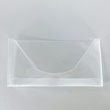 Clear Box Greeting Card Pocket Holder  7.4x3.7x0.75" 12-PK for 7x5" Cards 15697-12PK