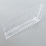 Clear Box Greeting Card Pocket Holder  7.4x3.7x0.75" 12-PK for 7x5" Cards 15697-12PK