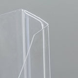 Clear Box Greeting Card Pocket Holder  7.4x3.7x0.75" 12-PK for 7x5" Cards 15697-12PK