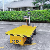 Electric Ride-On Flatbed Cart 800KG 1800W 60V Utility Wagon Warehouse Manager 15699