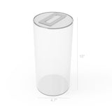 Eco-Container Sealable Acrylic Cylinder Aquarrium Terrarium 15703