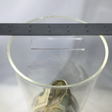Donation Can Fundraising Jar Clear Acrylic Plexiglass 15703D