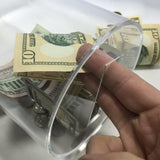 Donation Can Fundraising Jar Clear Acrylic Plexiglass 15703D