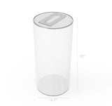 Eco Container Sealable Acrylic Cylinder Aquarrium Terrarium 15703