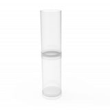 5X10.9 Clear Acrylic Tube Mini Stackable Aquarium Planter Collection Candy Bin