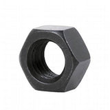 25PK M10 Hex Nuts for M10 Screw Bolts, Titanium Steel Thread Hexagon Nut, Black 15709-nut-25PK