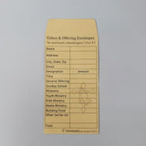 Church Supplies Tithe Offering Envelope 50 Pack Kraft Christian Ministry Charity 15713
