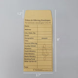 Church Supplies Tithe Offering Envelope 50 Pack Kraft Christian Ministry Charity 15713