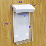 4X9“ Real Estate Literature Holder Listing Leaflet Pamphlet Wall DoorWindowMount 15714
